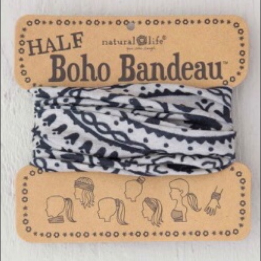 Natural Life Half Boho Headband Bandeau